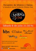 Encuentro de m&uacute;sica y danza a beneficio de la Fundaci&oacute;n M&uacute;sica Viva