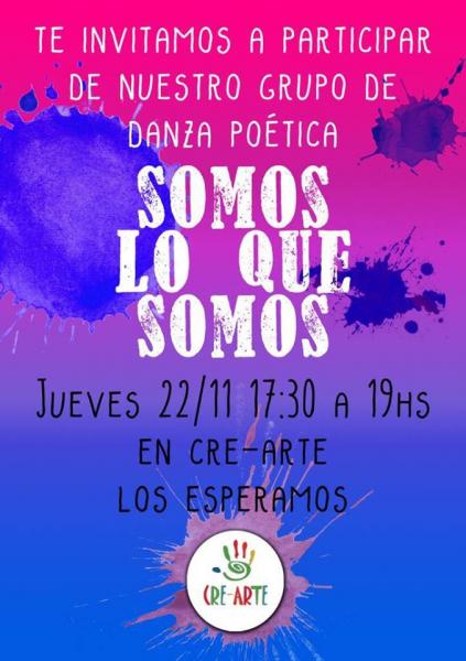 'Somos lo que somos' grupo de danza po&eacute;tica