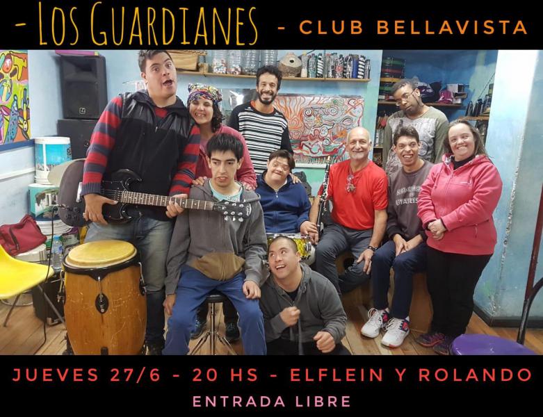 Los Guardianes en el Club Bella Vista