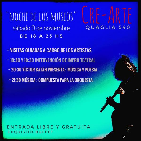 Cre-Arte en la 'Noche de los Museos' Bariloche