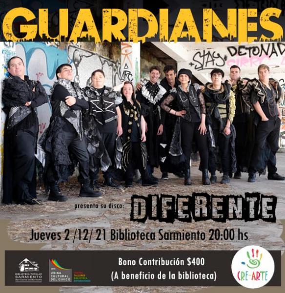 Guardianes presenta su disco  Diferentes 