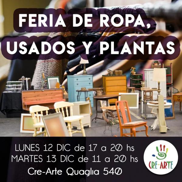  FERIA DE ROPA, USADOS Y PLANTAS