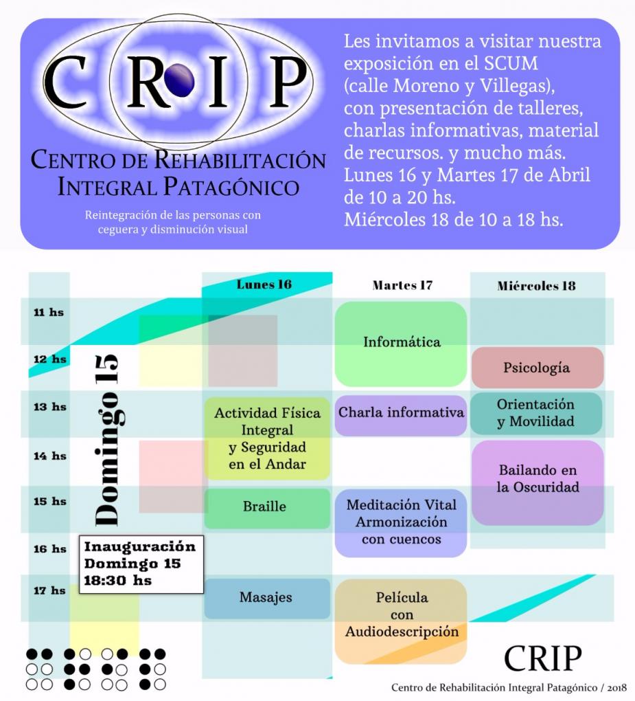 El CRIP invita a sus actividades y muestras