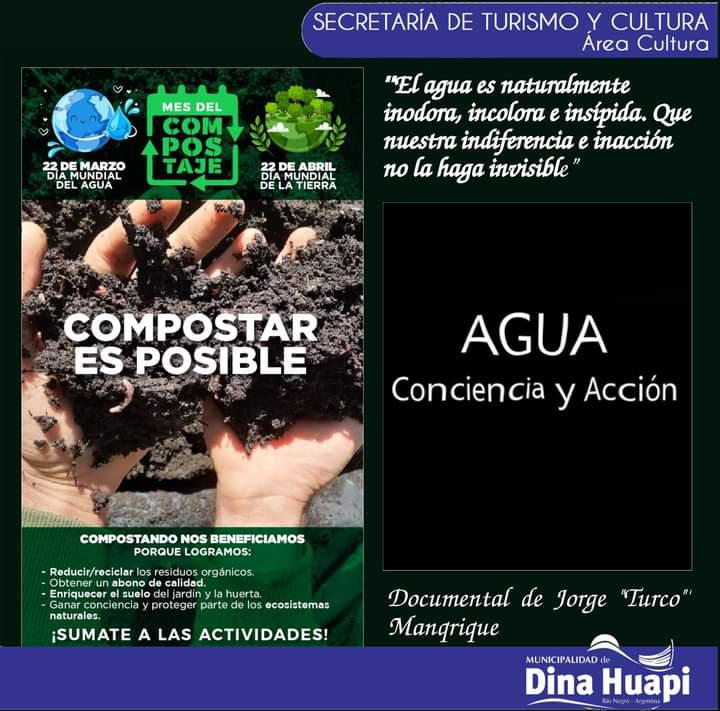 Charla sobre compostaje &#147;Compostar es posible&#148; - Proyecci&oacute;n del documental &#147;Agua conciencia y acci&oacute;n&#148;