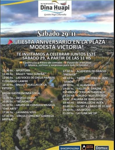 Fiesta Aniversario de Dina Huapi