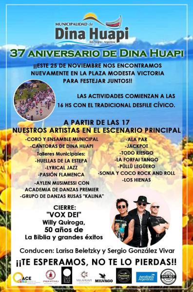 37 ANIVERSARIO DE DINA HUAPI