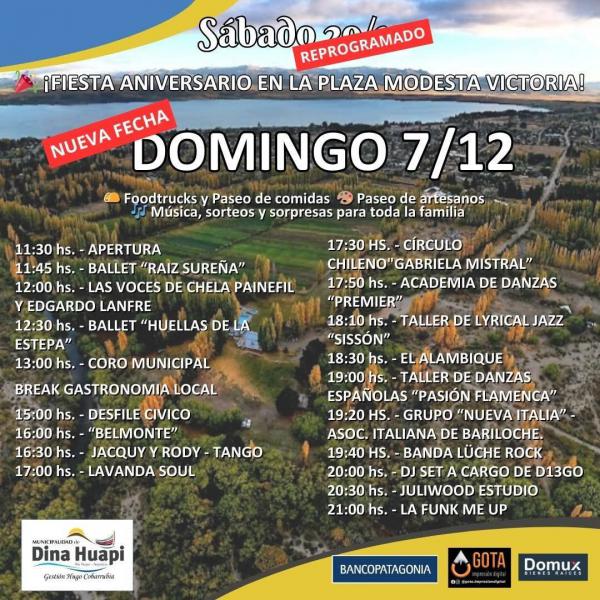 &iexcl;FIESTA ANIVERSARIO EN LA PLAZA MODESTA VICTORIA!