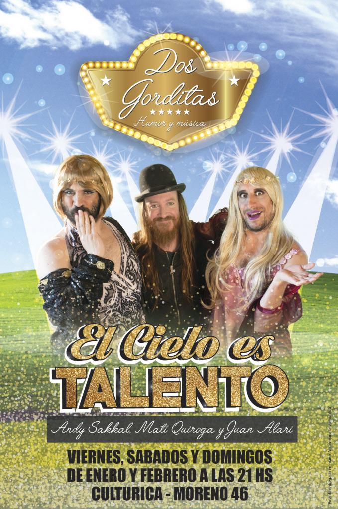 Se estrena " El cielo es talento" del grupo barilochense Dos Gorditas