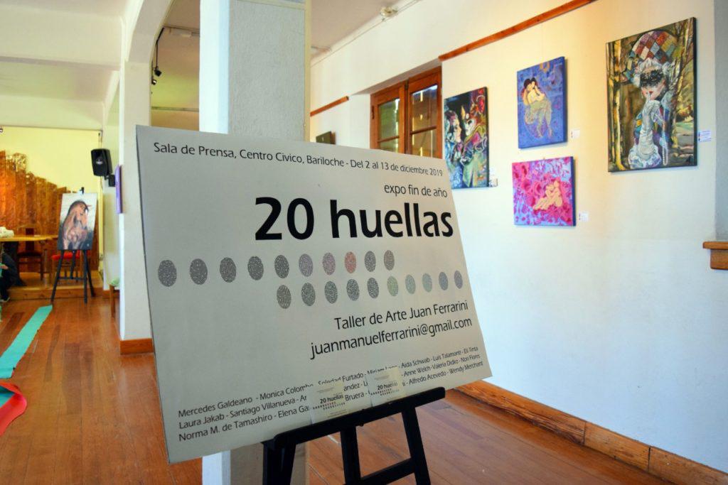 20 Huellas: muestra de pinturas en la Sala de Prensa