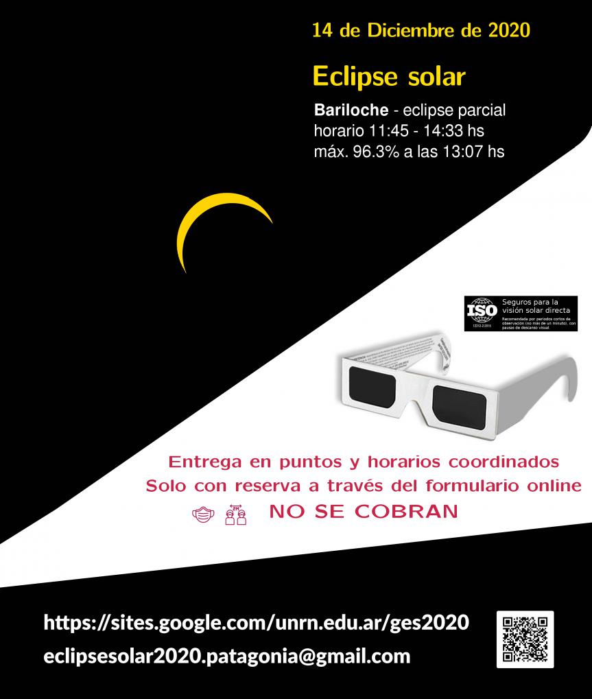 Gran Eclipse Solar 2020: entrega de anteojos especiales para disfrutarlo en familia