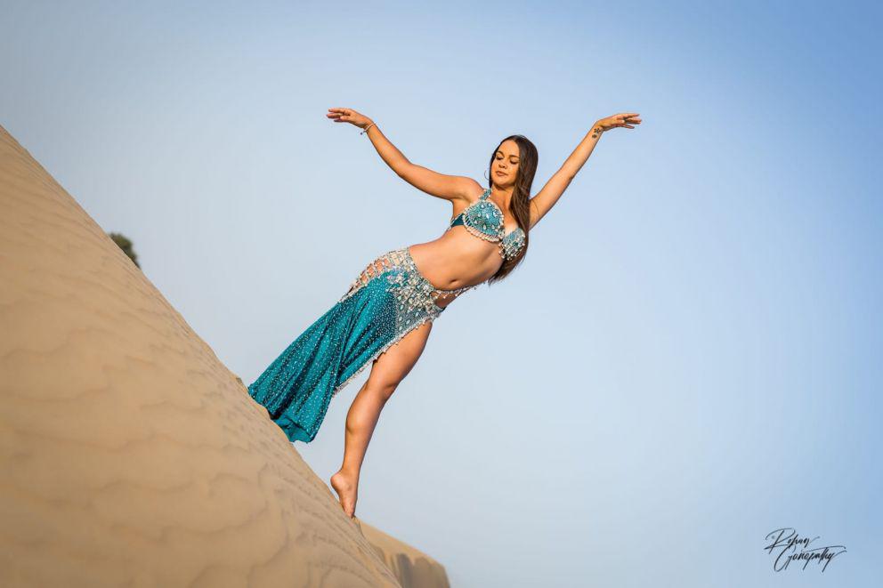 La bailarina barilochense que lleg&oacute; a Dubai