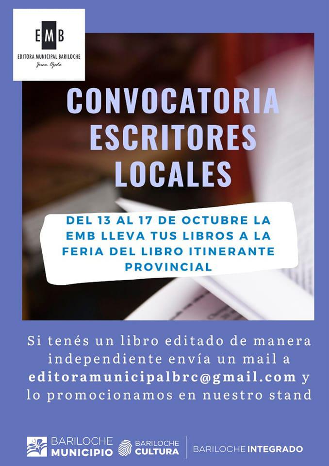 Convocatoria escritores locales