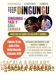 Dingungu incorpora a Yadi y Gali Camara, m&uacute;sicos de Guinea