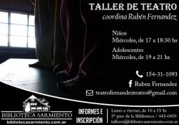  Taller de teatro para ni&ntilde;os y adolescentes