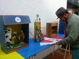 La Musaranga expone en Bariloche sus aut&oacute;matas y juguetes de material reciclado