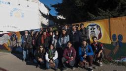 El FAB2016 tambi&eacute;n se plasm&oacute; en las paredes de Bariloche