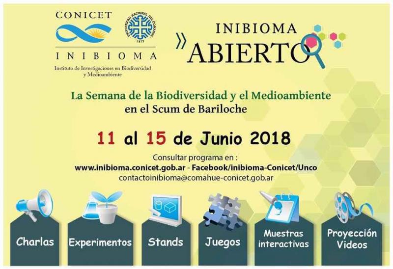 INIBIOMA invita a la Semana de la Biodiversidad y el Medioambiente