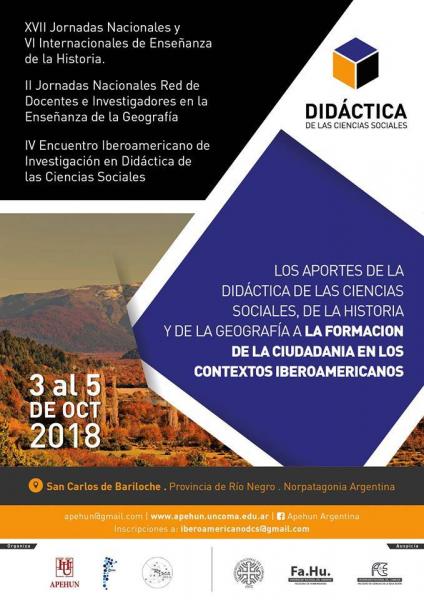 Se realizan en Bariloche las Jornadas Iberoamericanas de Did&aacute;ctica de las Ciencias Sociales
