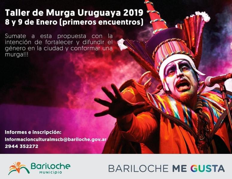 Se viene el Taller de Murga Uruguaya en el SCUM