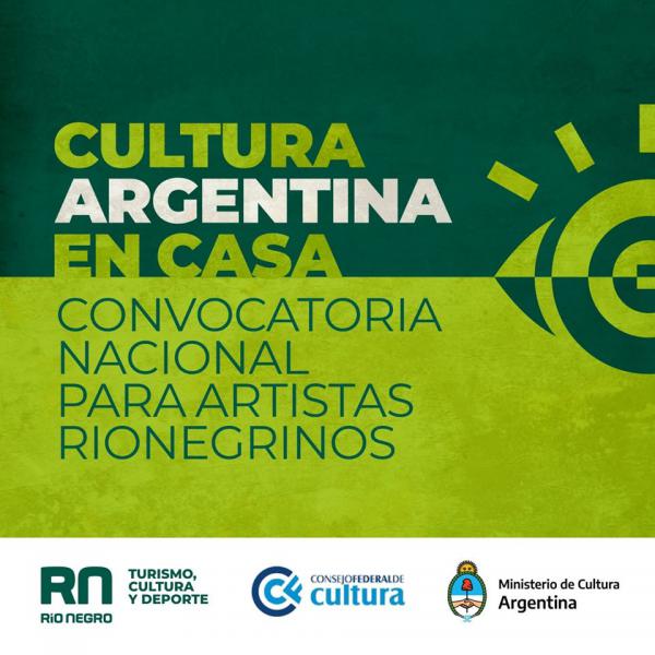  CONVOCATORIA NACIONAL PARA ARTISTAS RIONEGRINOS 