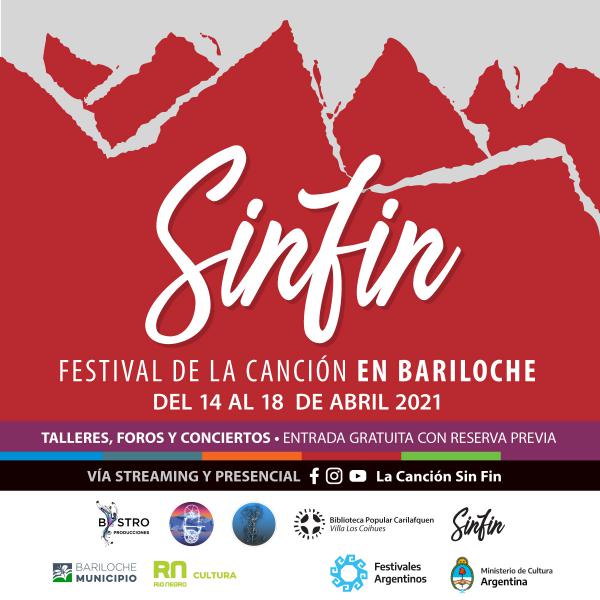 La Canci&oacute;n Sin Fin: La primera edici&oacute;n del Festival de la Canci&oacute;n en Bariloche, ser&aacute; de manera virtual, libre y gratuita, del 14 al 18 de abril