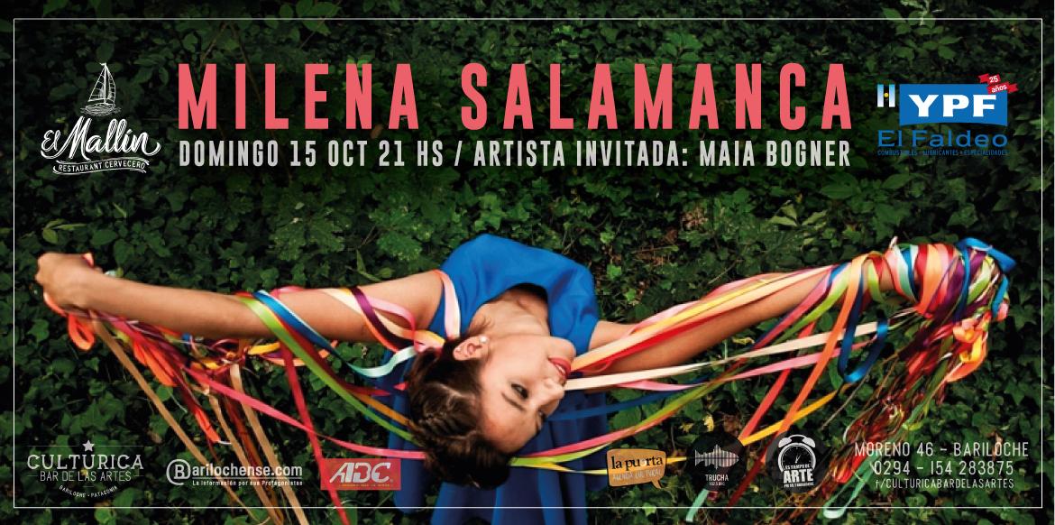 Milena Salamanca, cantante y bailarina revelaci&oacute;n del Folklore Argentino brindar&aacute; su espect&aacute;culo, un seminario de Danza y un Taller de M&uacute;sica