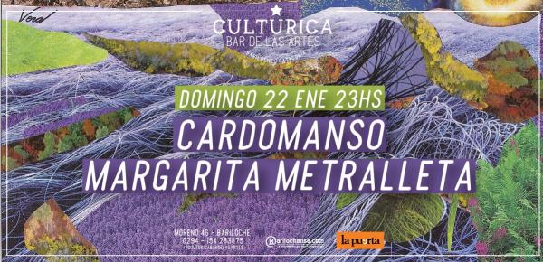 Un show peculiar: Cardomanso y Margarita Metralleta m&uacute;sica en vivo