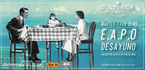 Vuelve a Culturica otro Encuentro Abierto de Poes&iacute;a Oral, esta vez la tem&aacute;tica ser&aacute; Desayuno, y  el escenario estar&aacute; a disposici&oacute;n del que tenga algo que decir.