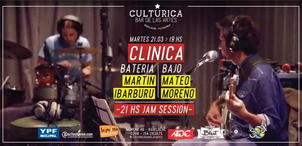 Por primera vez en la historia de la m&uacute;sica Uruguaya, Cl&iacute;nica magistral + Jam de m&uacute;sica con Mateo Moreno y Martin Ibarburu. En Bariloche. 