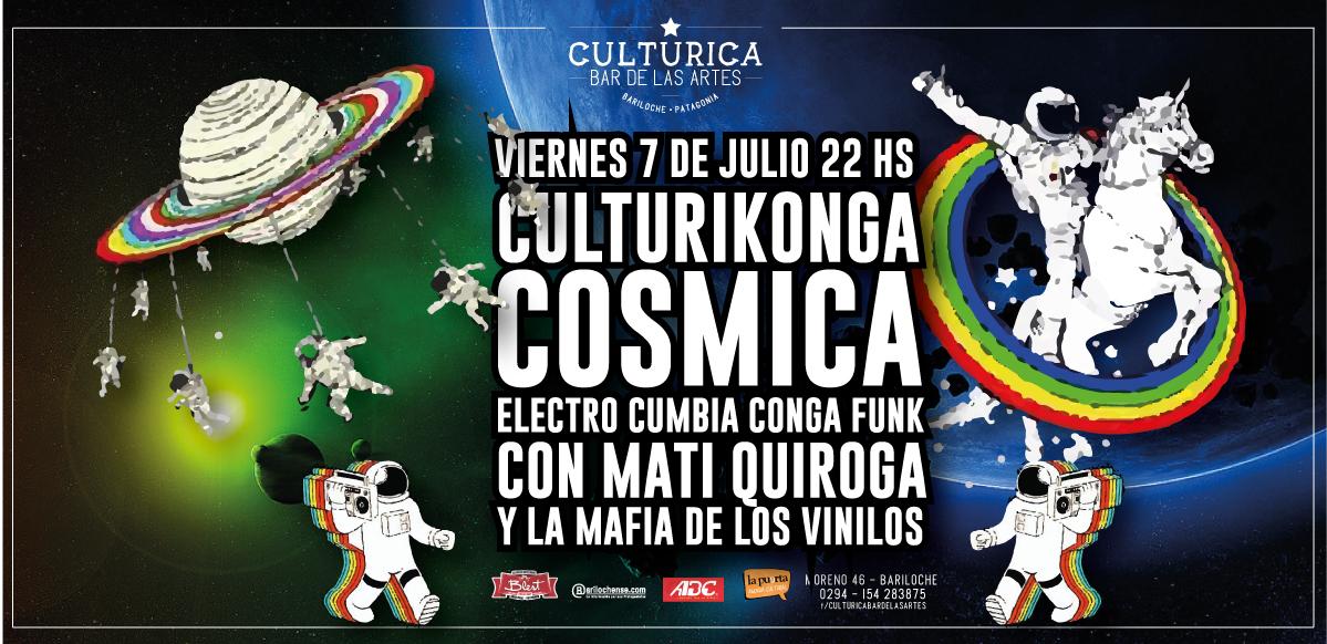 Culturikonga C&oacute;smica! electro cumbia conga funk con Mati Quiroga y La Mafia de los Vinilos