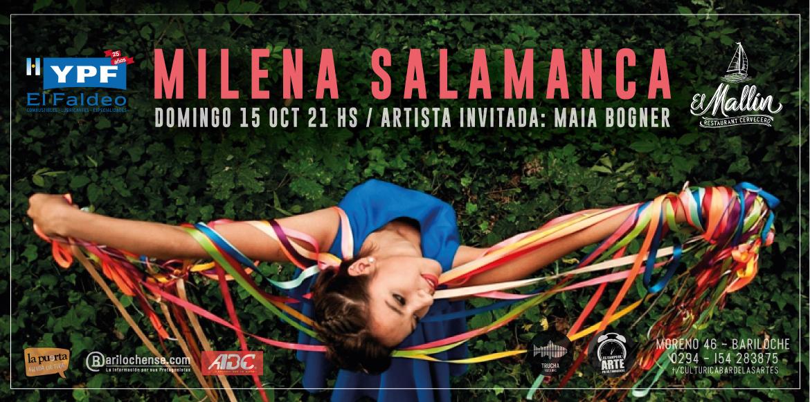 MILENA SALAMANCA por primera vez en Bariloche, un Show, un Seminario de Danza y un Taller de M&uacute;sica Popular Argentina