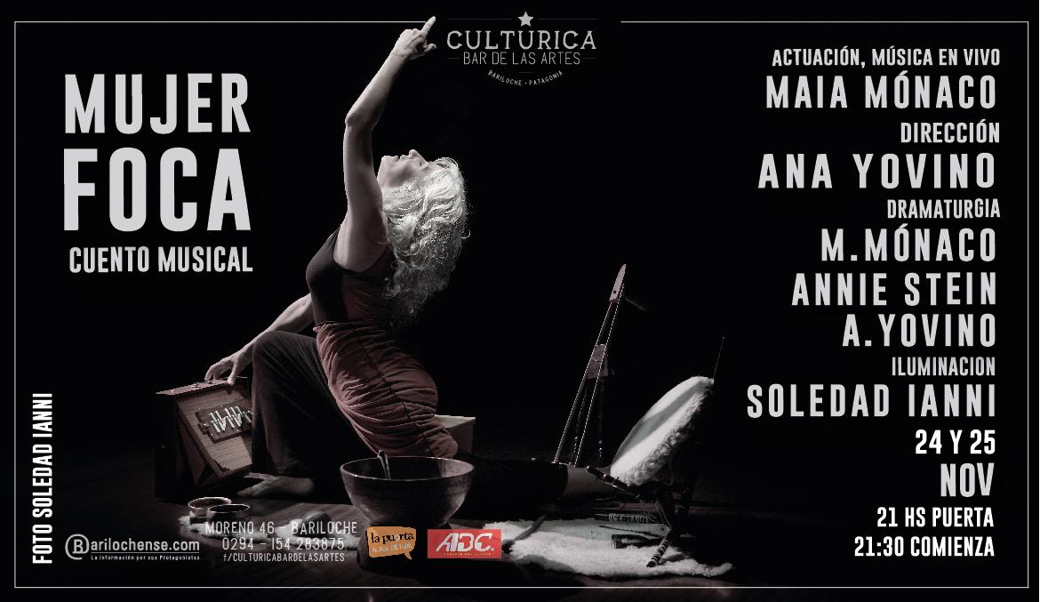 MAIA MONACO presenta MUJER FOCA (Un Cuento Musical) 2 &Uacute;NICAS FUNCIONES!