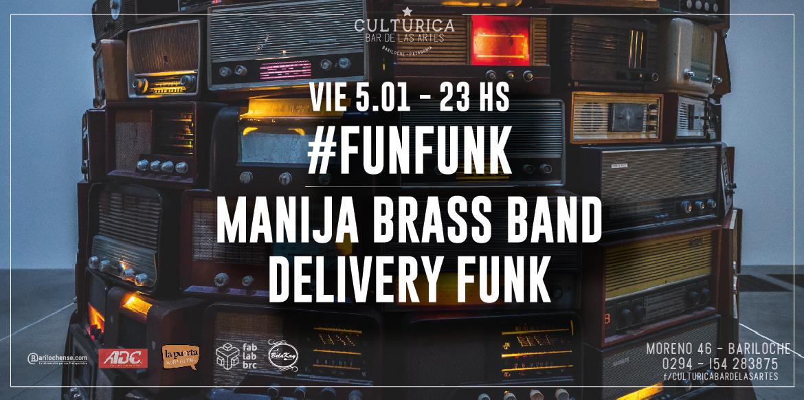 Especial de FUNK en vivo con Manija Brass Band + Delivery Funk