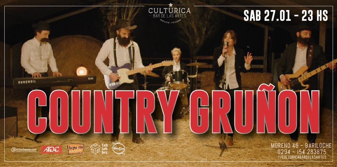Country Gru&ntilde;on en concierto - Country, Folk & Blues