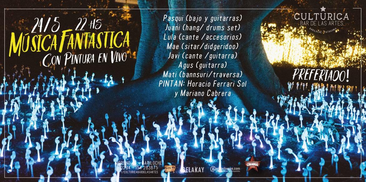 M&uacute;sica fant&aacute;stica! Pintan en vivo Mariano Cabrera y Horacio Ferrari Sol