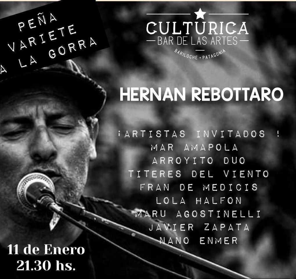 Gran pe&ntilde;a con Hern&aacute;n Rebottaro