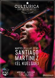 El Creador de EL KUELGUE (Santiago Martinez) presenta sus canciones en Culturica