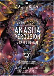 HOY AKASHA ROCK @ CICLO VIERNES DE VIAJE