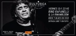 Rino Rafanelli y la Rimambloom llenaran la noche barilochense de rock 