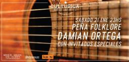 Pe&ntilde;a y folklore de la mano de Damian Ortega con sus amigos Maia Bogner y el tucumano Agustin 