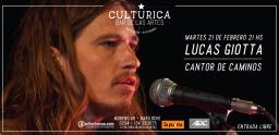 Lucas Giotta: Otra primer visita de un artista que cruza el lago Nahuel Huapi para presentar sus canciones en una noche especial