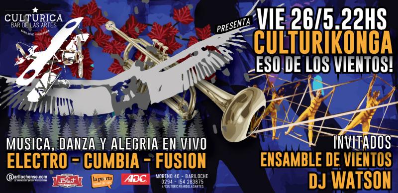 Ciclo Culturikonga, electrocumbia fusi&oacute;n con culturas musicales invitadas.