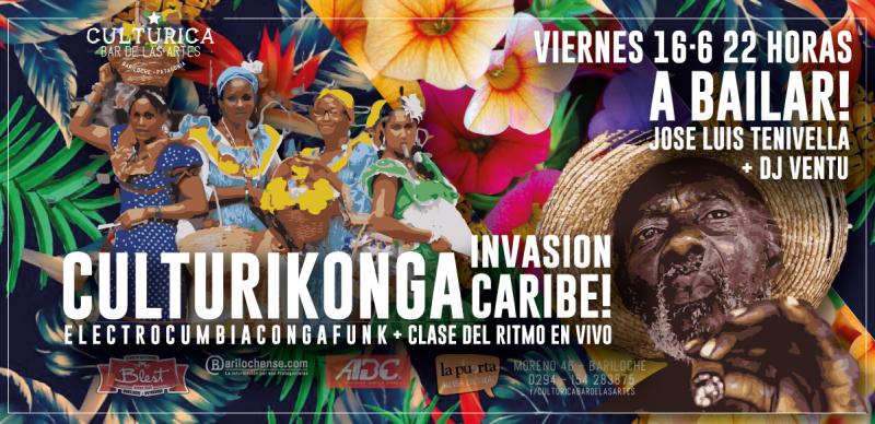 Culturikonga del Caribe! Un ciclo de artistas en escena que proponen electro cumbia conga y funk en vivo