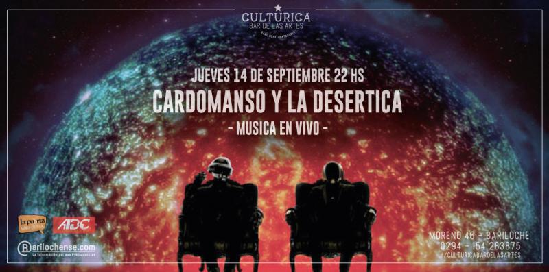 Cardomanso y La Des&eacute;rtica. Rock Fusi&oacute;n en vivo