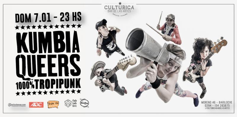 Ni Kumbia ni Punk, este domingo Kumbia Queers en vivo! Tropipunk al 100%