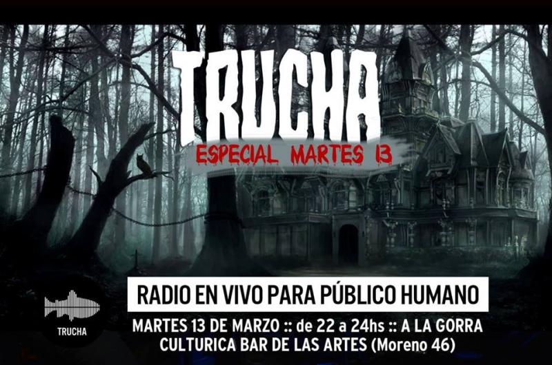 TRUCHA -> Radio en Vivo con P&uacute;blico Humano en el Bar Cultural de Bariloche