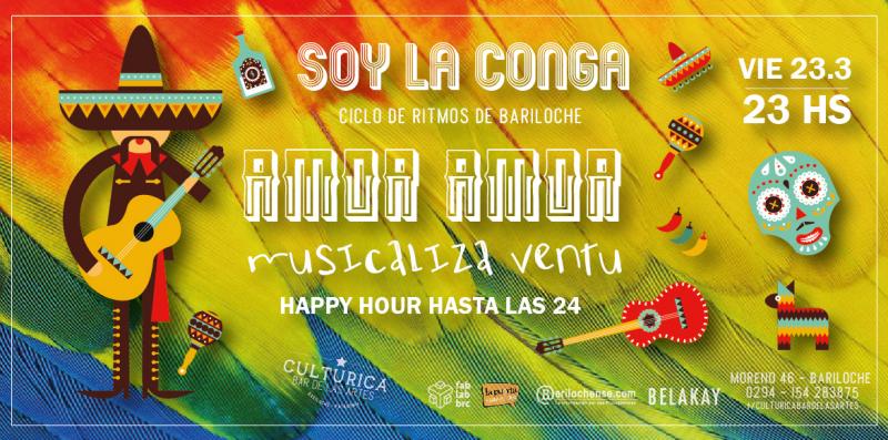 SOY LA CONGA! Un nuevo ciclo de Ritmos para bailar en Bariloche