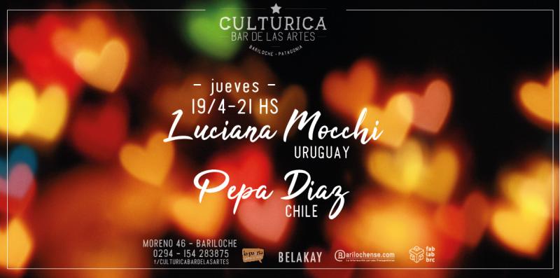 Luciana Mocchi (Uruguay) y Pepa Diaz (Chile) en vivo!