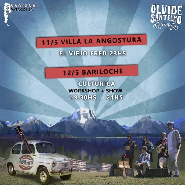 El particular grupo Olvid&eacute; San Telmo se presenta este s&aacute;bado con un Workshop y su Show en vivo! 