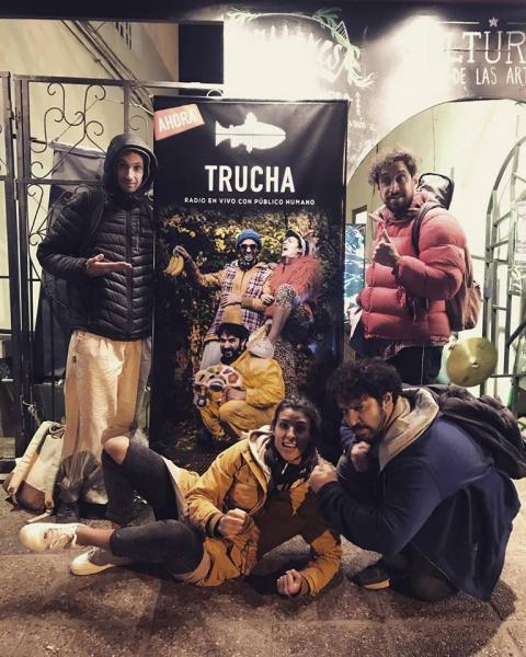 Trucha, Radioteatro en vivo con p&uacute;blico humano que transmite online